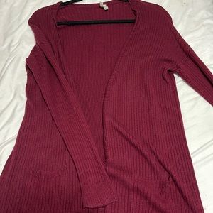 Super cute Bergundy coat!